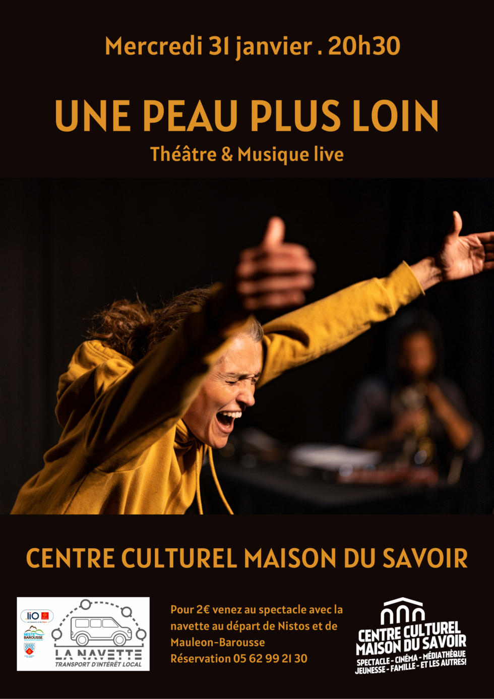 Envie De Sortie Une Navette Culturelle Pour Le Spectacle Une Peau