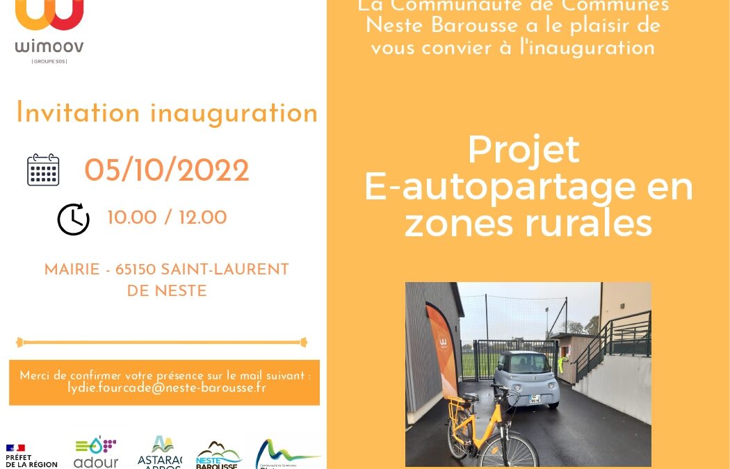 Inauguration autopartage solidaire