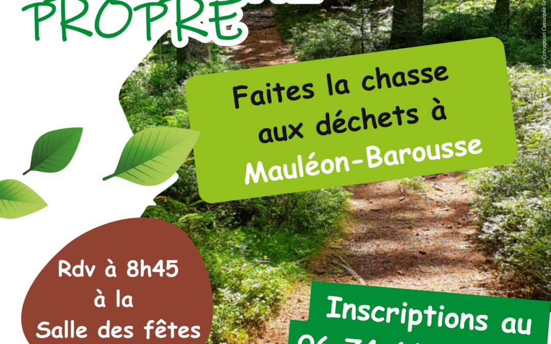 Opération Nature Propre ! Samedi 15 mars 2025 à Mauléon-Barousse