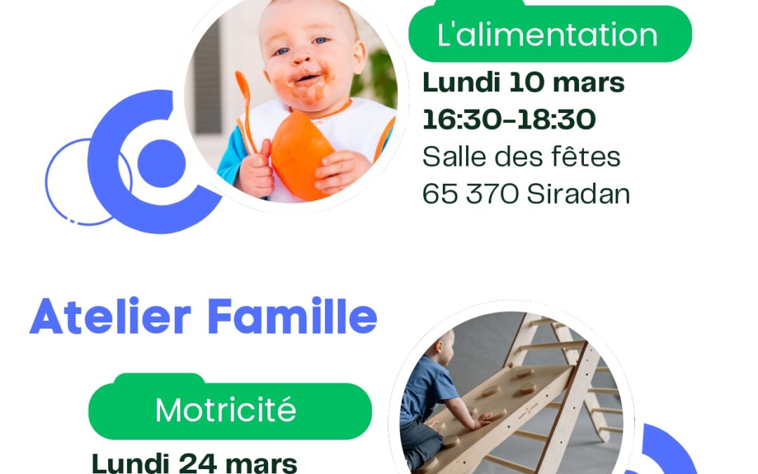Ateliers parentalité gratuits – Mars 2025