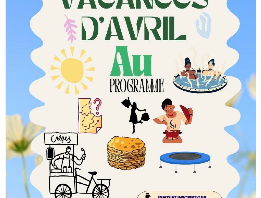 Programme des vacances de Printemps au Local Jeunes de Loures Barousse