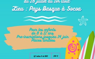 Séjour Océan pour les 8-11 ans !