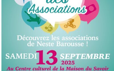 Forum des associations – Samedi 13 septembre à St-Laurent de Neste