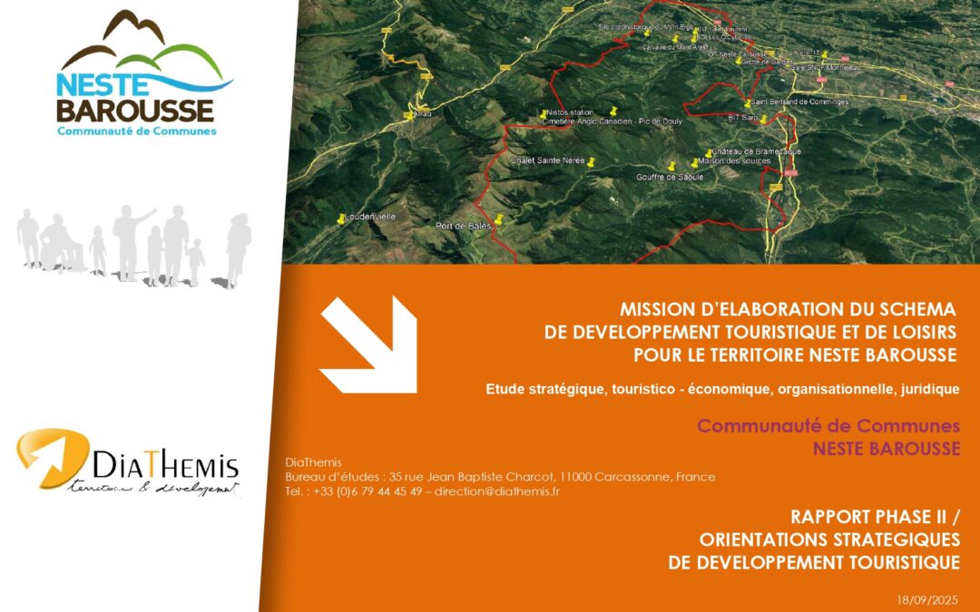 LE SCHÉMA DE DÉVELOPPEMENT TOURISTIQUE ET DE LOISIRS