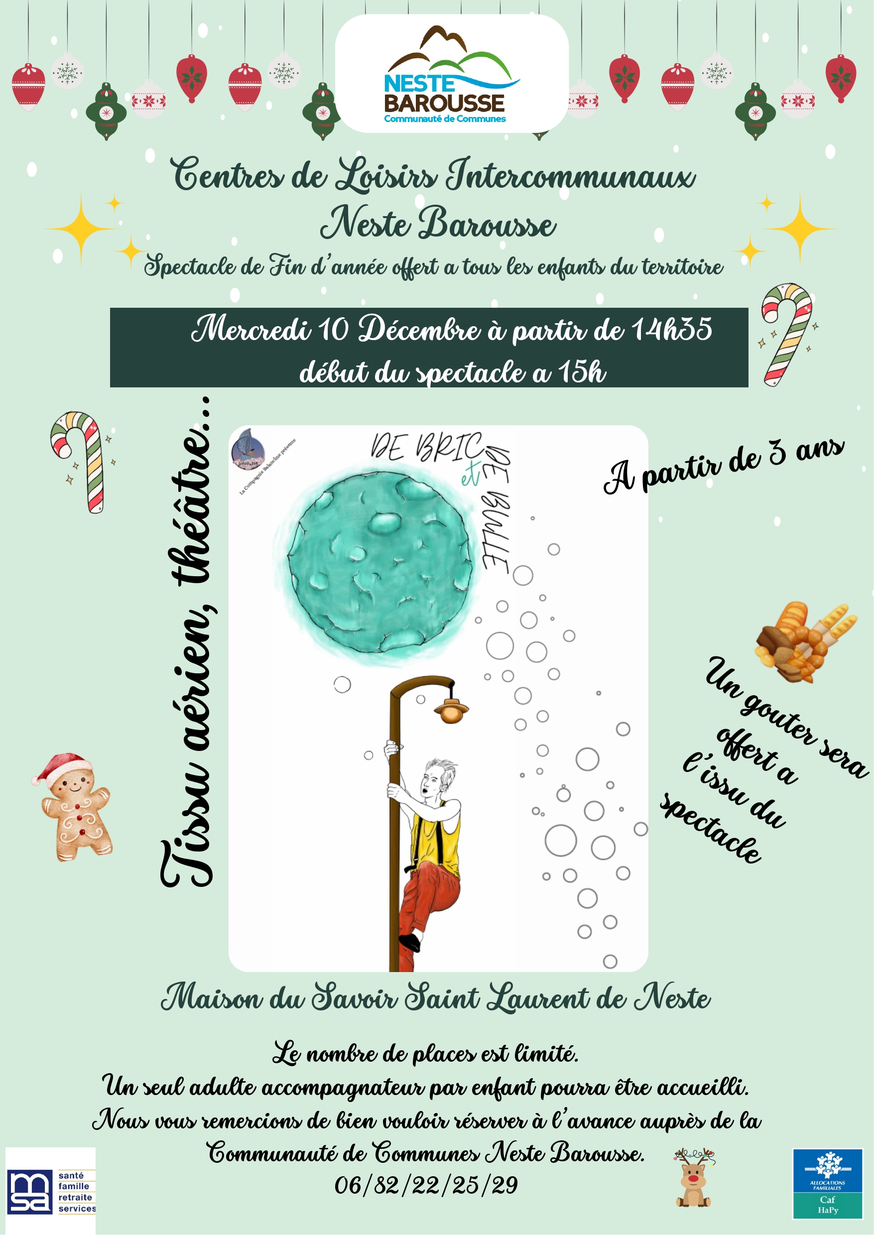 Affiche événement soirée de Noël illustration vert (14)_page-0001