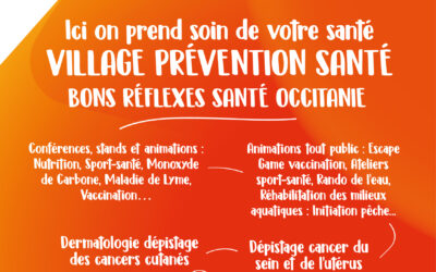 VILLAGE SANTÉ PRÉVENTION – Mercredi 11 février de 9h à 17h – Marché de LANNEMEZAN