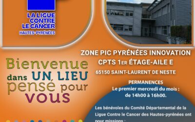 NOUVEAU : Permanences de la Ligue contre le cancer à la PPI